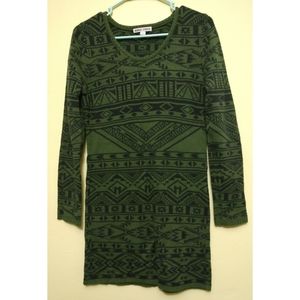 Moral Fiber tribal sweater dress
